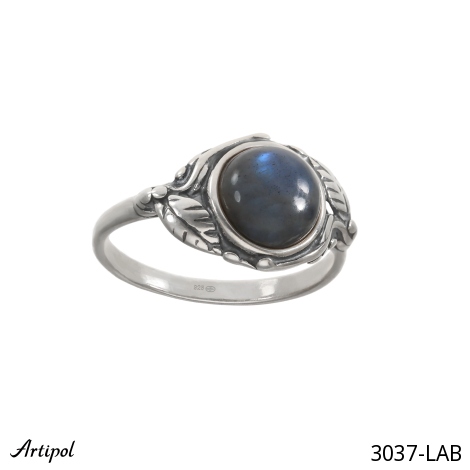 Ring 3037-LAB with real Labradorite