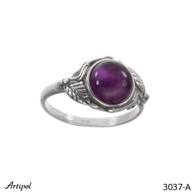 Ring 3037-A with real Amethyst