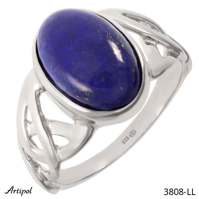 Ring 3808-LL with real Lapis lazuli