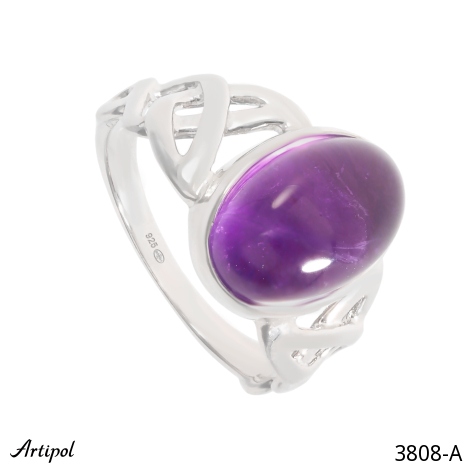 Ring 3808-A with real Amethyst