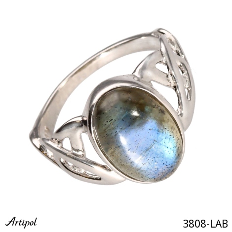 Ring 3808-LAB mit echter Labradorit