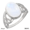 Ring 3808-PL with real Moonstone