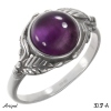 Ring 3037-A with real Amethyst