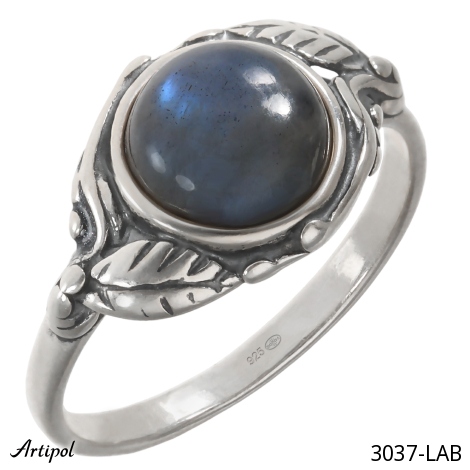 Bague 3037-LAB en Labradorite véritable