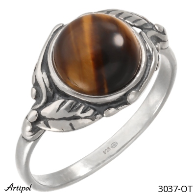 Ring 3037-OT with real Tiger’s Eye