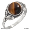 Ring 3037-OT with real Tiger's eye