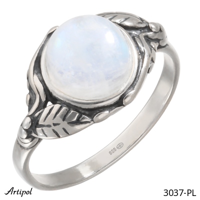 Ring 3037-PL with real Moonstone