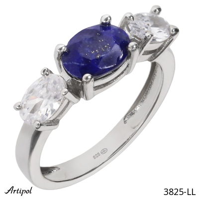 Ring 3825-LL with real Lapis lazuli