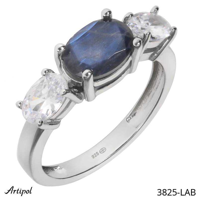 Bague 3825-LAB en Labradorite véritable
