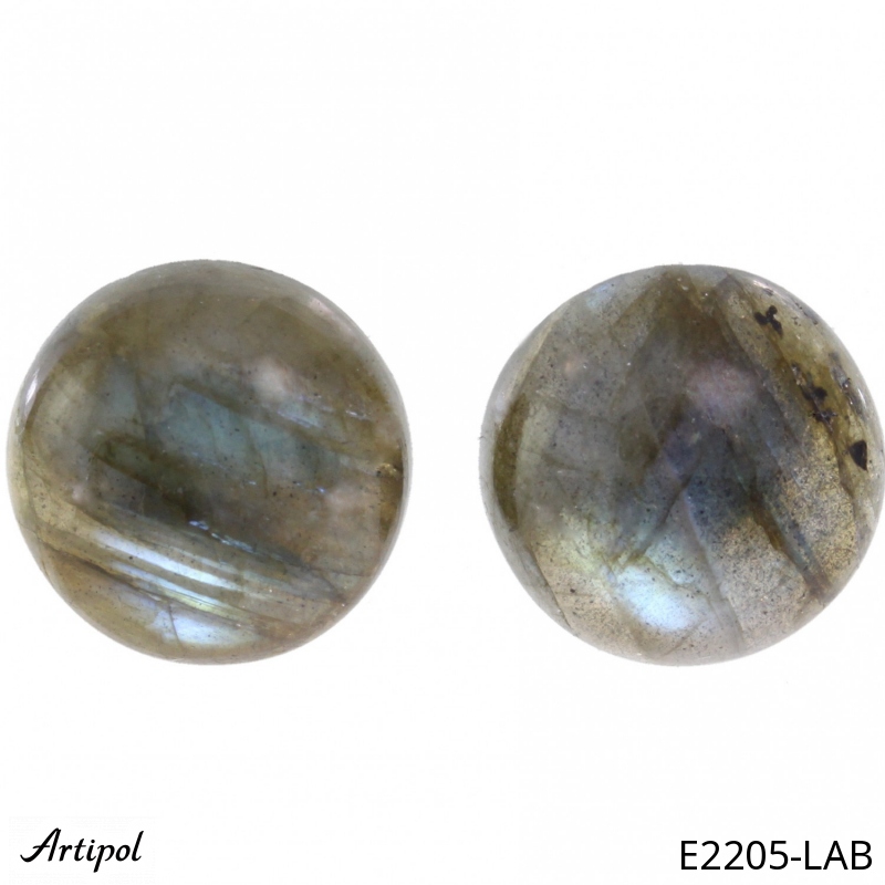 Earrings E2205-LAB with real Labradorite