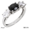 Ring 3825-ON with real Black Onyx
