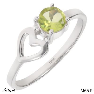 Ring M65-P mit echter Peridot