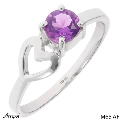 Ring M65-AF mit echter Amethyst