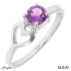Bague M65-AF en Améthyste véritable