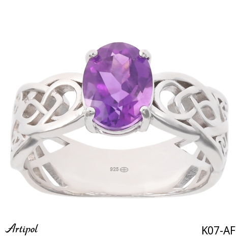 Ring K07-AF mit echter Amethyst