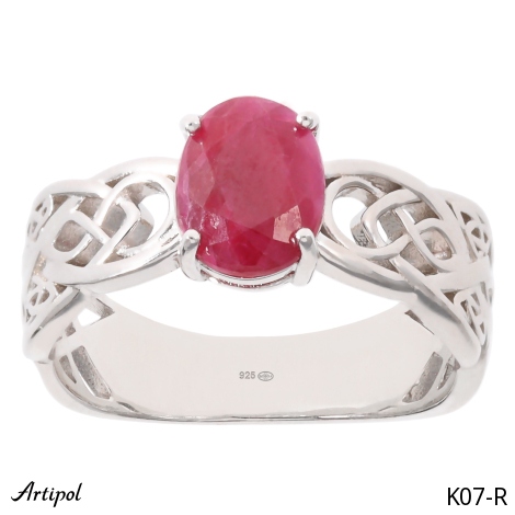 Ring K07-R with real Ruby