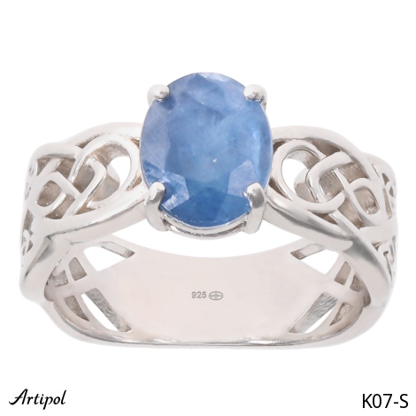 Ring K07-S with real Sapphire