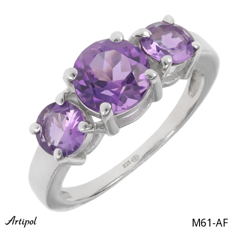 Ring M61-AF mit echter Amethyst