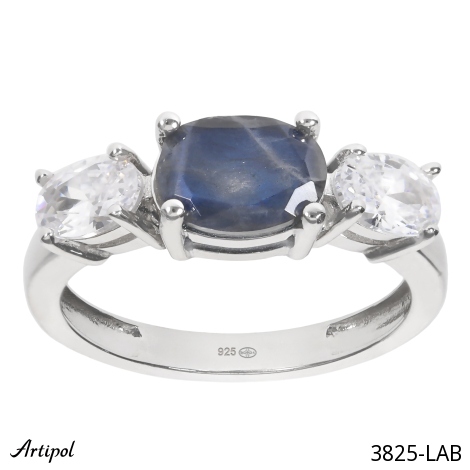 Ring 3825-LAB with real Labradorite