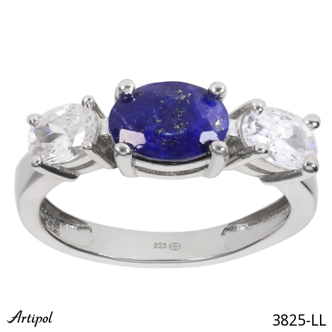Ring 3825-LL with real Lapis lazuli