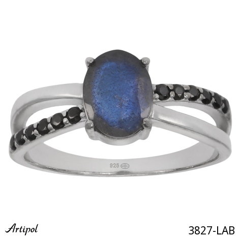 Ring 3827-LAB with real Labradorite