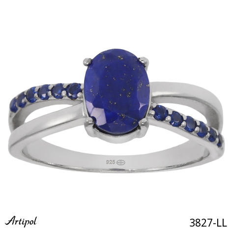 Ring 3827-LL mit echter Lapis Lazuli
