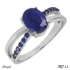 Ring 3827-LL with real Lapis lazuli