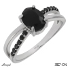 Bague 3827-ON en Onyx noir véritable