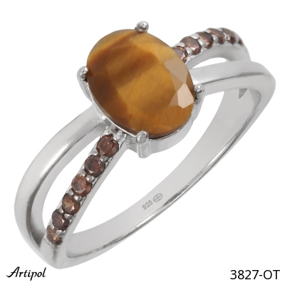 Ring 3827-OT with real Tiger’s Eye