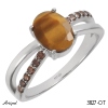 Ring 3827-OT with real Tiger's eye