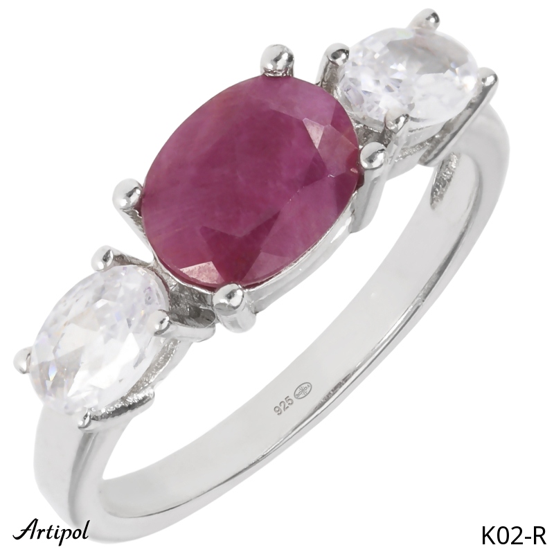 Ring K02-R with real Ruby