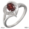 Ring M62-G mit echter Granat