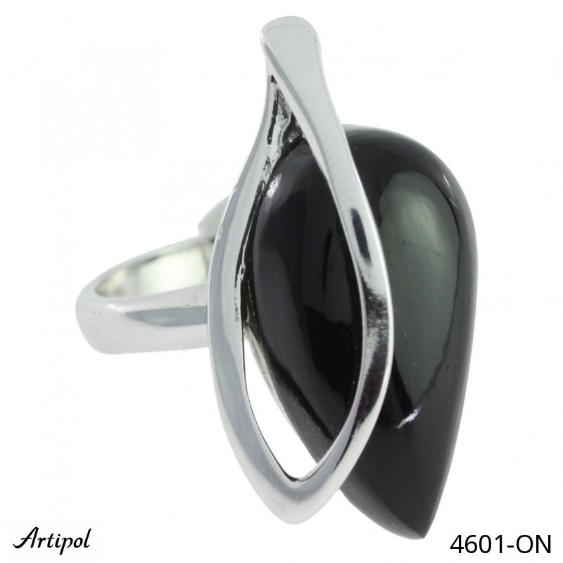 Ring 4601-ON with real Black Onyx