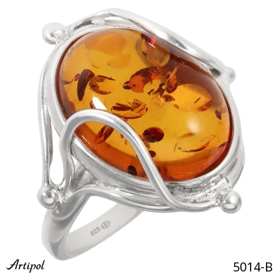 Ring 5014-B mit echter Bernstein