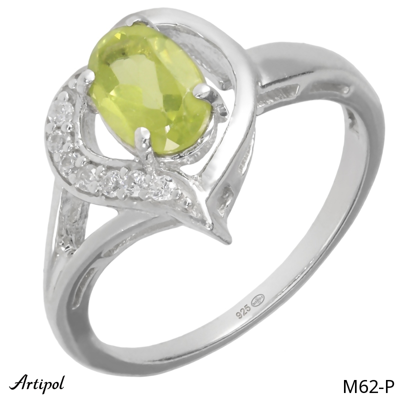 Bague M62-P en Péridot véritable