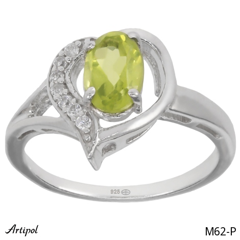 Ring M62-P mit echter Peridot