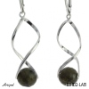 Earrings E3802-LAB with real Labradorite