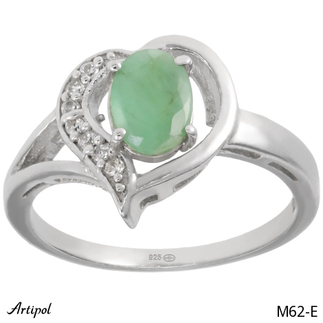 Ring M62-E mit echter Smaragd