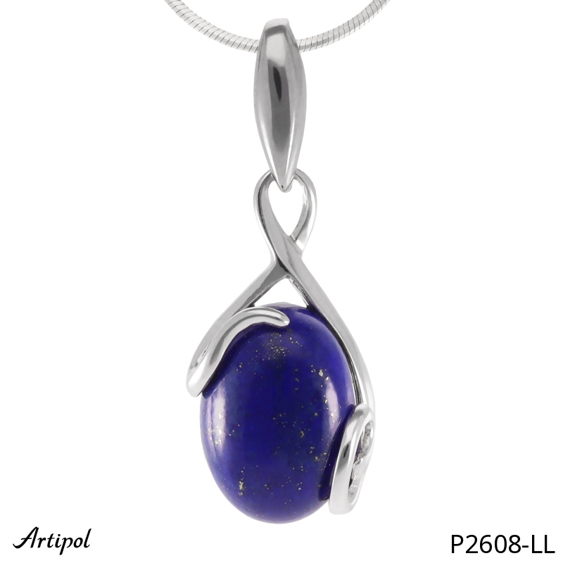 Pendentif P2608-LL en Lapis-lazuli véritable