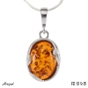 Pendentif P2619-B en Ambre véritable