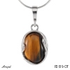 Pendant P2619-OT with real Tiger’s Eye
