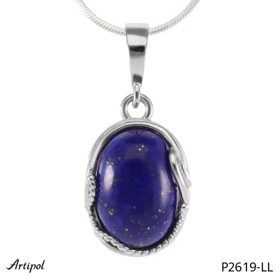 Pendant P2619-LL with real Lapis lazuli