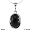 Pendant P2619-ON with real Black Onyx