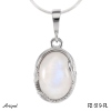 Pendentif P2619-PL en Pierre de lune véritable