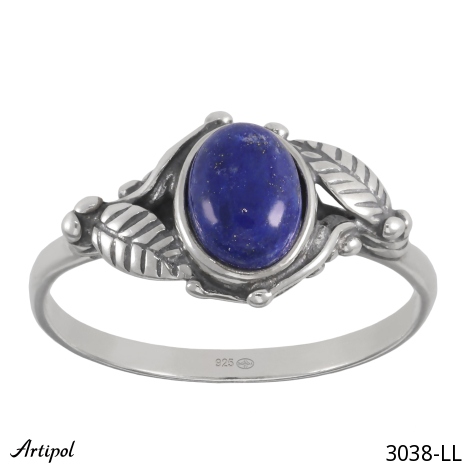 Ring 3038-LL with real Lapis lazuli