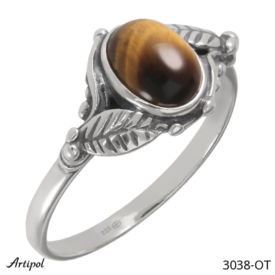 Ring 3038-OT mit echter Tigerauge