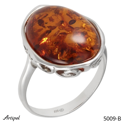 Ring 5009-B mit echter Bernstein