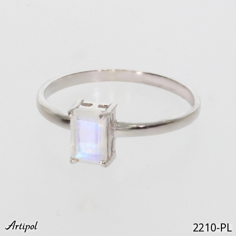 Ring 2210-PL with real Moonstone