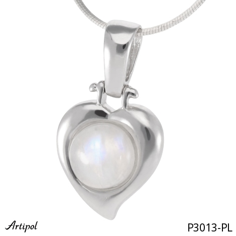 Pendentif P3013-PL en Pierre de lune véritable