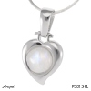 Pendant P3013-PL with real Moonstone